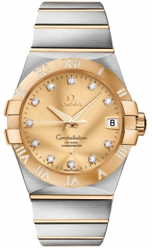 Buy this new Omega Constellation Co-Axial Automatic 38mm 123.25.38.21.58.002 mens watch for the discount price of £11,403.00. UK Retailer.