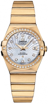Buy this new Omega Constellation Co-Axial Automatic 27mm 123.55.27.20.55.002 ladies watch for the discount price of £18,630.00. UK Retailer.