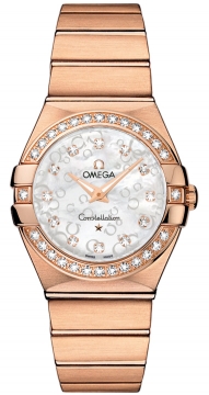 Buy this new Omega Constellation Brushed 27mm 123.55.27.60.55.015 ladies watch for the discount price of £13,932.00. UK Retailer.