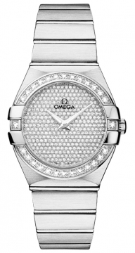 Buy this new Omega Constellation Brushed 27mm 123.55.27.60.99.001 ladies watch for the discount price of £28,638.00. UK Retailer.