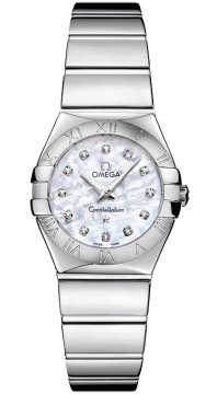 Buy this new Omega Constellation Polished 24mm 123.10.24.60.55.002 ladies watch for the discount price of £2,385.00. UK Retailer.