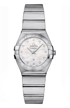 Buy this new Omega Constellation Brushed 24mm 123.10.24.60.55.003 ladies watch for the discount price of £2,799.00. UK Retailer.