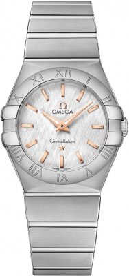 Buy this new Omega Constellation Brushed 27mm 123.10.27.60.02.004 ladies watch for the discount price of £1,913.00. UK Retailer.