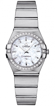 Buy this new Omega Constellation Brushed 24mm 123.15.24.60.05.001 ladies watch for the discount price of £3,685.00. UK Retailer.