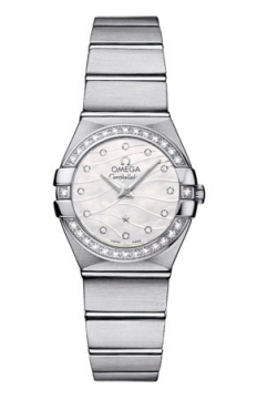 Buy this new Omega Constellation Brushed 24mm 123.15.24.60.55.006 ladies watch for the discount price of £4,366.00. UK Retailer.