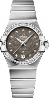 Buy this new Omega Constellation Co-Axial Automatic 27mm 123.15.27.20.56.001 ladies watch for the discount price of £6,480.00. UK Retailer.