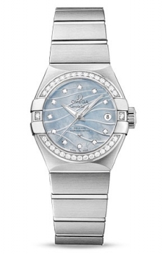 Buy this new Omega Constellation Co-Axial Automatic 27mm 123.15.27.20.57.001 ladies watch for the discount price of £6,858.00. UK Retailer.