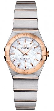 Buy this new Omega Constellation Brushed 24mm 123.20.24.60.05.001 ladies watch for the discount price of £2,953.00. UK Retailer.