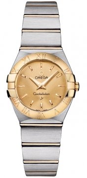 Buy this new Omega Constellation Brushed 24mm 123.20.24.60.08.001 ladies watch for the discount price of £2,786.00. UK Retailer.