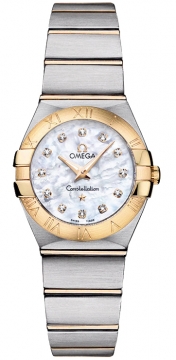 Buy this new Omega Constellation Brushed 24mm 123.20.24.60.55.002 ladies watch for the discount price of £3,438.00. UK Retailer.