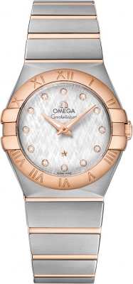 Buy this new Omega Constellation Brushed 27mm 123.20.27.60.52.002 ladies watch for the discount price of £3,780.00. UK Retailer.