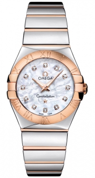 Buy this new Omega Constellation Polished 27mm 123.20.27.60.55.003 ladies watch for the discount price of £3,256.00. UK Retailer.