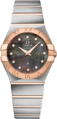 Buy this new Omega Constellation Brushed 27mm 123.20.27.60.57.006 ladies watch for the discount price of £3,685.00. UK Retailer.