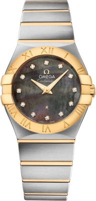 Buy this new Omega Constellation Brushed 27mm 123.20.27.60.57.007 ladies watch for the discount price of £3,685.00. UK Retailer.