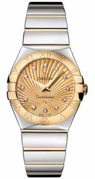Buy this new Omega Constellation Polished 27mm 123.20.27.60.58.002 ladies watch for the discount price of £3,555.00. UK Retailer.