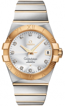 Buy this new Omega Constellation Co-Axial Automatic 38mm 123.20.38.21.52.002 mens watch for the discount price of £7,488.00. UK Retailer.