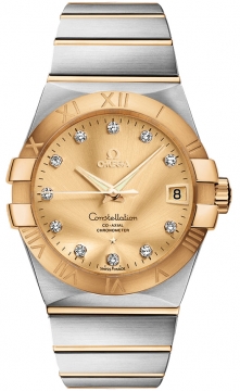 Buy this new Omega Constellation Co-Axial Automatic 38mm 123.20.38.21.58.001 mens watch for the discount price of £7,488.00. UK Retailer.