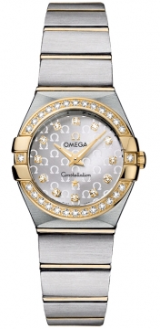 Buy this new Omega Constellation Brushed 24mm 123.25.24.60.52.002 ladies watch for the discount price of £5,032.00. UK Retailer.