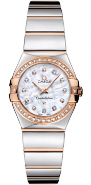 Buy this new Omega Constellation Polished 24mm 123.25.24.60.55.005 ladies watch for the discount price of £4,658.00. UK Retailer.