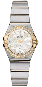 Buy this new Omega Constellation Brushed 24mm 123.25.24.60.55.010 ladies watch for the discount price of £5,607.00. UK Retailer.
