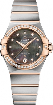Buy this new Omega Constellation Co-Axial Automatic 27mm 123.25.27.20.57.006 ladies watch for the discount price of £6,911.00. UK Retailer.