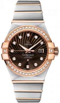 Buy this new Omega Constellation Co-Axial Automatic 31mm 123.25.31.20.63.001 ladies watch for the discount price of £8,794.00. UK Retailer.