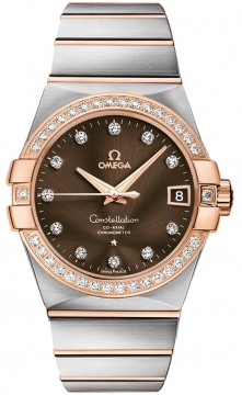 Buy this new Omega Constellation Co-Axial Automatic 38mm 123.25.38.21.63.001 mens watch for the discount price of £12,645.00. UK Retailer.