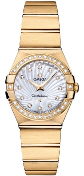Buy this new Omega Constellation Brushed 24mm 123.55.24.60.55.003 ladies watch for the discount price of £10,166.00. UK Retailer.