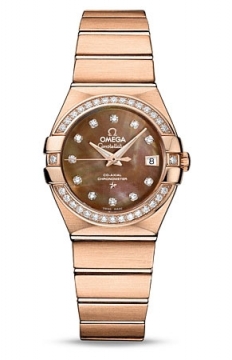 Buy this new Omega Constellation Co-Axial Automatic 27mm 123.55.27.20.57.001 ladies watch for the discount price of £18,756.00. UK Retailer.