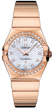 Buy this new Omega Constellation Polished 27mm 123.55.27.60.55.005 ladies watch for the discount price of £14,274.00. UK Retailer.