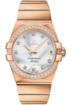 Buy this new Omega Constellation Co-Axial Automatic 38mm 123.55.38.21.52.001 mens watch for the discount price of £27,900.00. UK Retailer.
