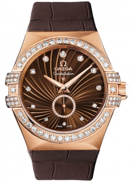 Buy this new Omega Constellation Co-Axial Automatic 35mm 123.58.35.20.63.001 ladies watch for the discount price of £17,547.00. UK Retailer.