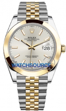 Rolex Datejust 41mm Steel and Yellow Gold 126303 Silver Index Jubilee watch