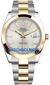 Buy this new Rolex Datejust 41mm Steel and Yellow Gold 126303 Silver Index Oyster mens watch for the discount price of £14,300.00. UK Retailer.