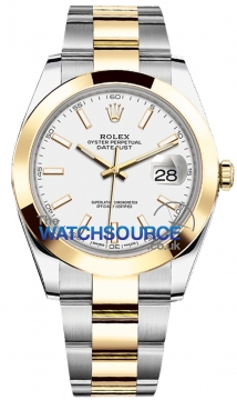 Rolex Datejust 41mm Steel and Yellow Gold 126303 White Index Oyster watch