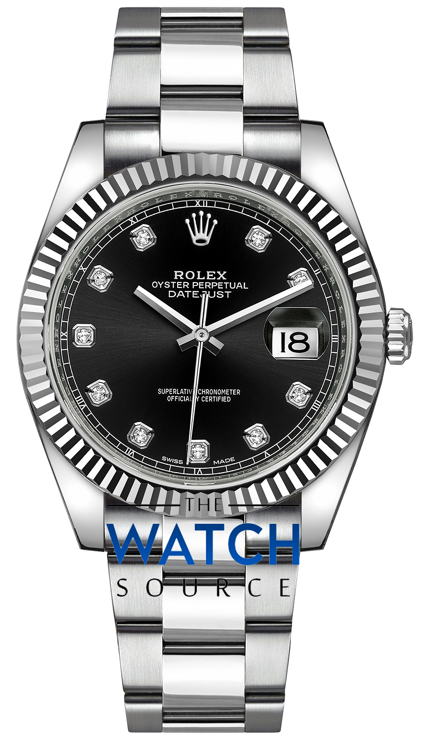 rolex datejust 41mm diamond