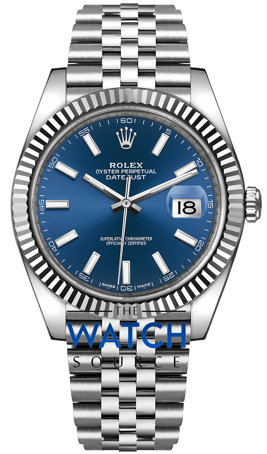 rolex 41mm blue dial