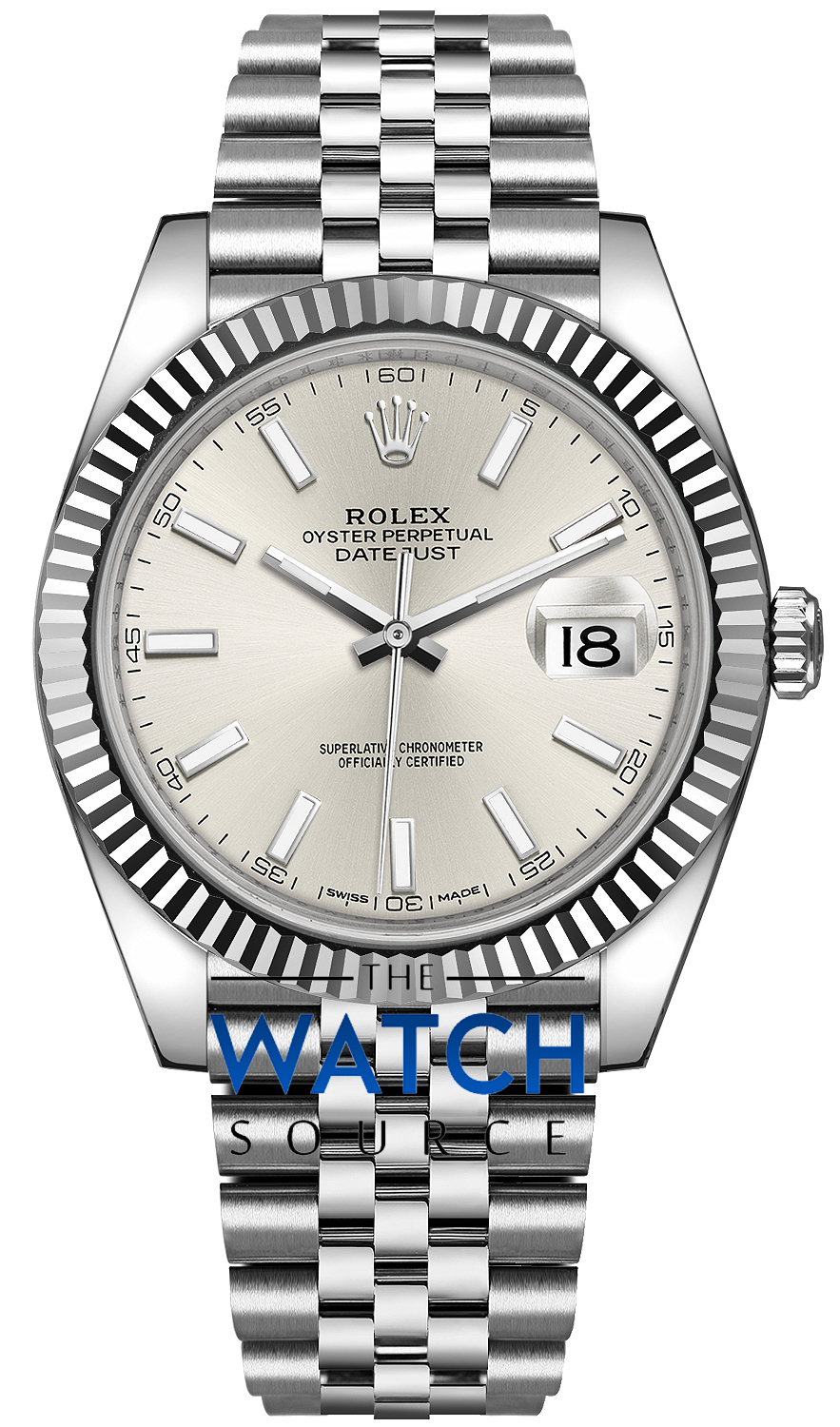 datejust rolex silver