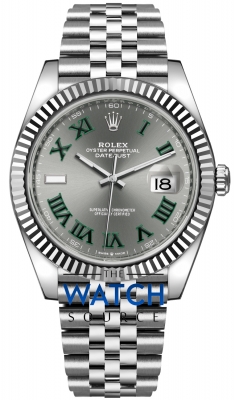 Rolex Datejust 41mm Stainless Steel 126334 Slate Roman Jubilee watch