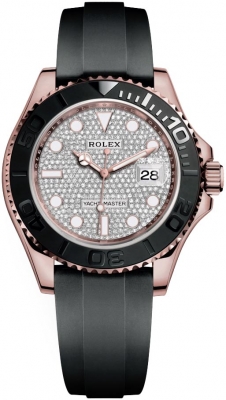 Buy this new Rolex Yacht-Master 40mm 126655 Pave Diamond mens watch for the discount price of £48,500.00. UK Retailer.