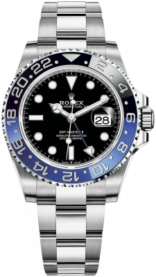 Buy this new Rolex GMT Master II 126710blnr Oyster mens watch for the discount price of £17,000.00. UK Retailer.