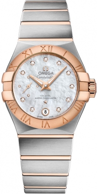Buy this new Omega Constellation Co-Axial Automatic Small Seconds 27mm 127.20.27.20.55.001 ladies watch for the discount price of £6,885.00. UK Retailer.