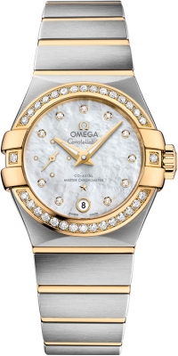 Buy this new Omega Constellation Co-Axial Automatic Small Seconds 27mm 127.25.27.20.55.002 ladies watch for the discount price of £9,207.00. UK Retailer.