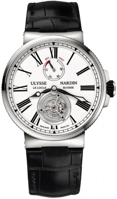 Buy this new Ulysse Nardin Marine Tourbillon 43mm 1283-181/e0 mens watch for the discount price of £25,330.00. UK Retailer.