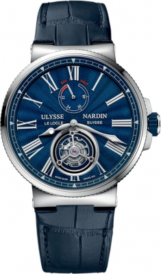 Buy this new Ulysse Nardin Marine Tourbillon 43mm 1283-181/e3 mens watch for the discount price of £25,330.00. UK Retailer.