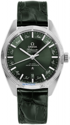 Buy this new Omega Globemaster Annual Calendar 41mm 130.33.41.22.10.001 mens watch for the discount price of £7,482.00. UK Retailer.