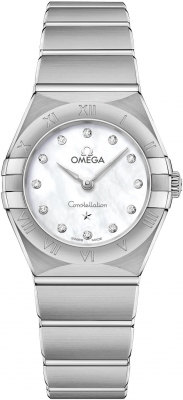 Buy this new Omega Constellation Quartz 25mm 131.10.25.60.55.001 ladies watch for the discount price of £3,344.00. UK Retailer.