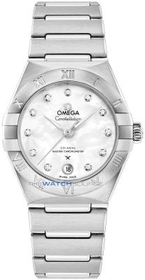Buy this new Omega Constellation Co-Axial Master Chronometer 29mm 131.10.29.20.55.001 ladies watch for the discount price of £6,512.00. UK Retailer.