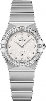 Buy this new Omega Constellation Quartz 25mm 131.15.25.60.52.001 ladies watch for the discount price of £4,514.00. UK Retailer.