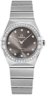 Buy this new Omega Constellation Quartz 28mm 131.15.28.60.56.001 ladies watch for the discount price of £4,936.00. UK Retailer.